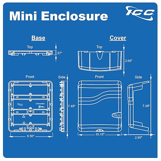 ICC Compact Plastic Structured Media Enclosure - Image 4