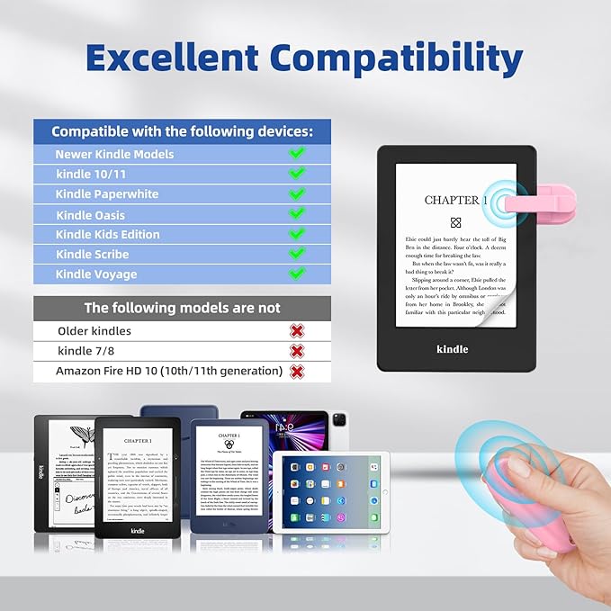 DATAFY Page Turner for Kindle Remote Control Page Turner Clicker for Kindle - Image 5