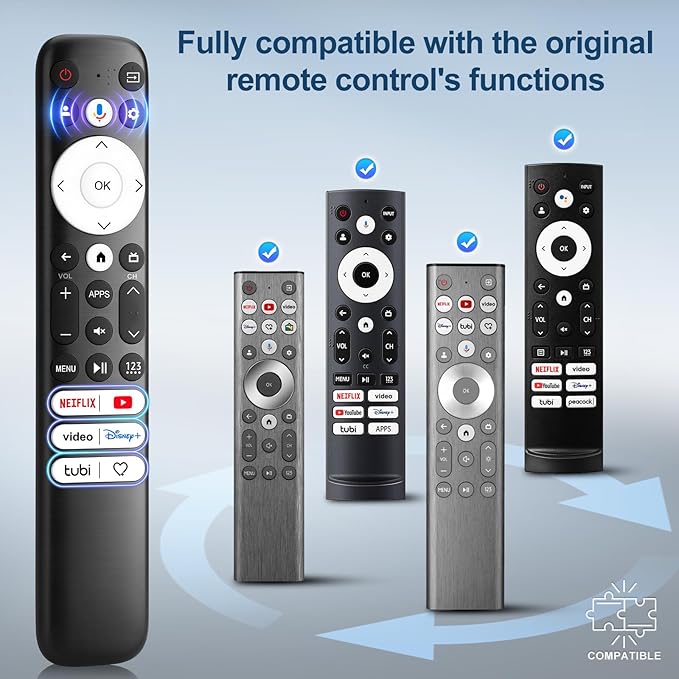 Voice for Hisense-Google-TV-Remote Control Replacement for All Hisense - Image 3