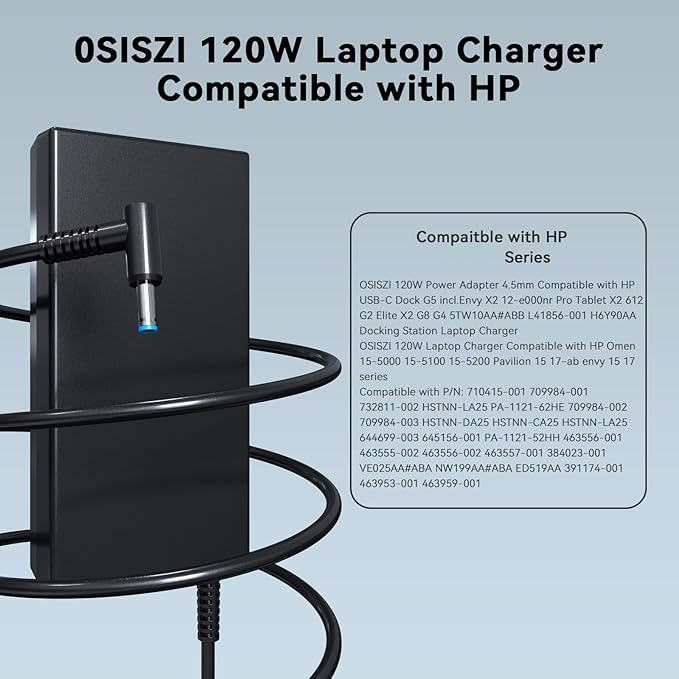 OSISZI 120W Power Adapter 4.5 * 3.0mm Compatible - Image 6