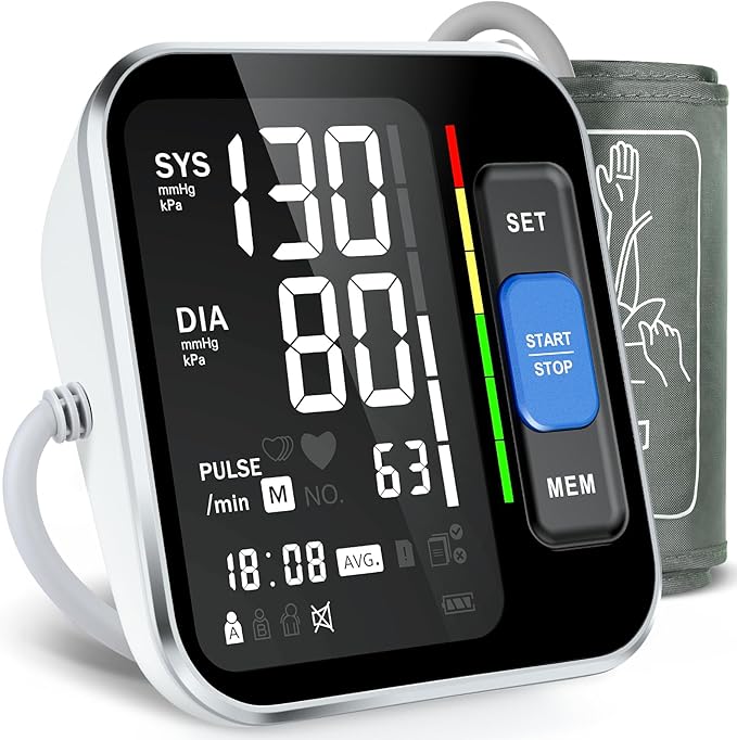 Blood Pressure Monitors for Home Use Upper Arm, Accurate Cuff 8.7”-15.7” Monitor by ATUDER