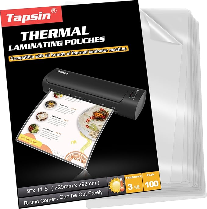 Laminating Sheets, Universal Lamination Paper by TAPSIN