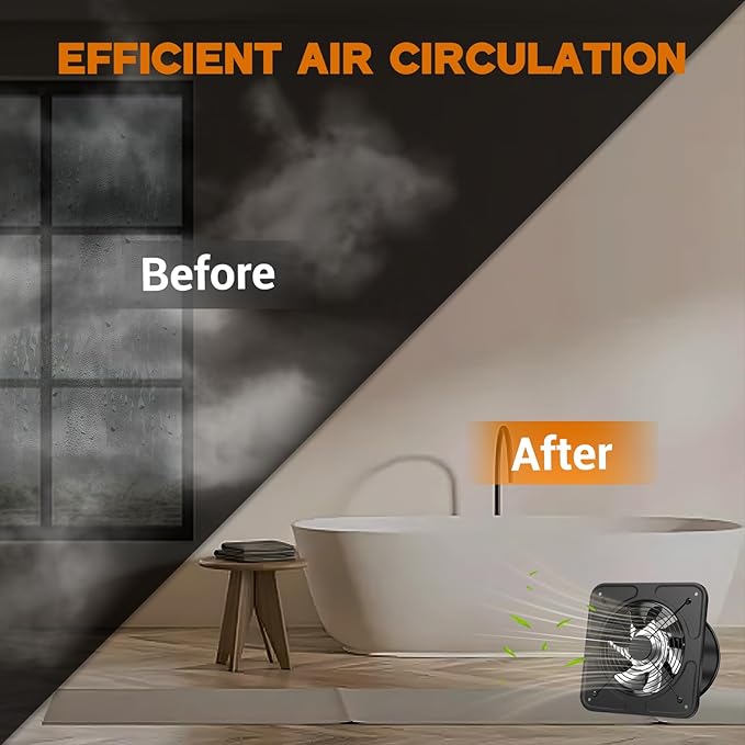 YOZON 8-Inch Kitchen Exhaust Fan - Image 3