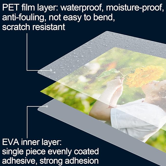 HERKKA 400 Pack Laminating Sheets, Holds 8.5 x 11 Inch Sheets, 3 Mil Clear - Image 5