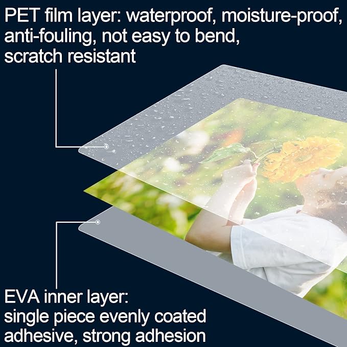 HERKKA 600 Pack Laminating Sheets, Holds 8.5 x 11 Inch Sheets, 3 Mil Clear - Image 5