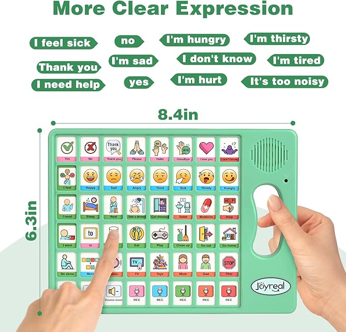 Joyreal AAC Device for Autism, Non Verbal Communication Tools for Speech - Image 8