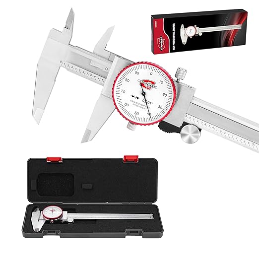 Standard Gage 0-6" Range SAE Dial Caliper Measuring Tool, Analog Precision by Unknown