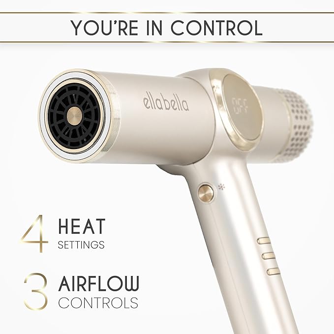 ELLA BELLA® Professional Ionic Hair Dryer - Image 6