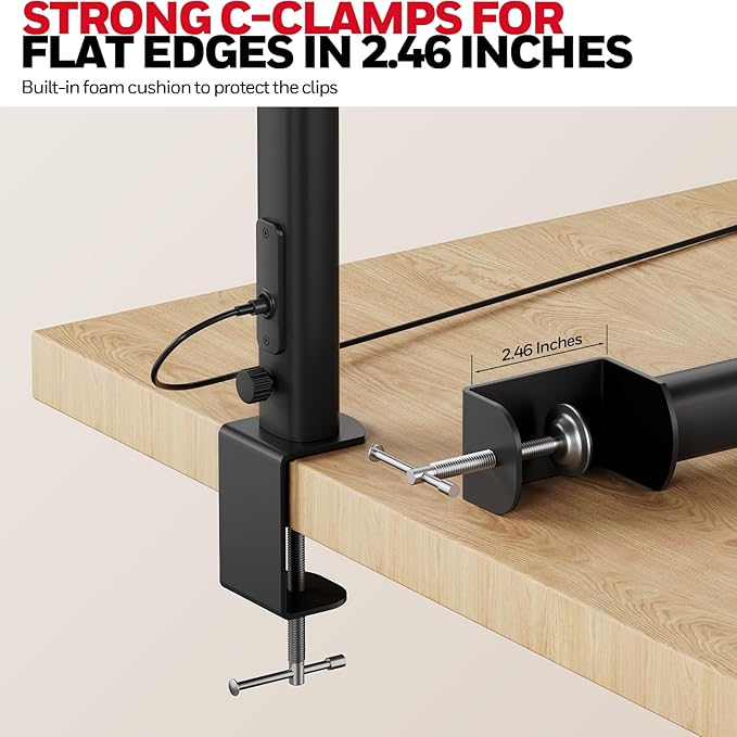 Honeywell LED Desk Lamp with Clamp - Image 5