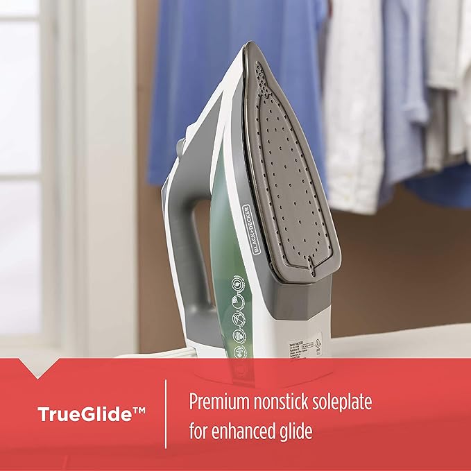 BLACK+DECKER Vitessa Advanced Steam Iron, Even Steam Nonstick Soleplate - Image 5