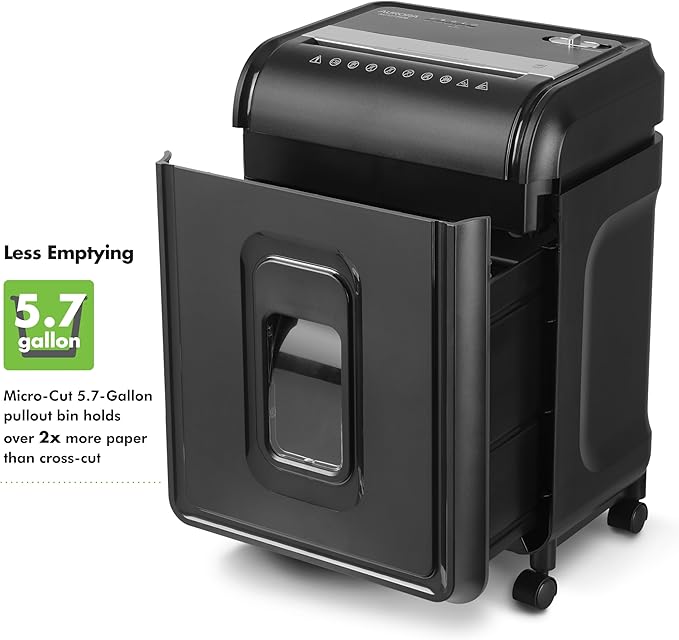 Aurora AU1275MB High-Security 12-Sheet Micro-Cut Paper and CD/Credit Card - Image 4