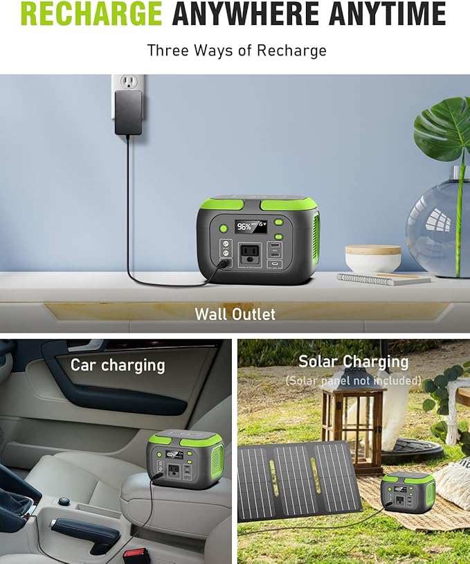 200W Portable Power Station, SinKeu 42000mAh Solar Generator - Image 4