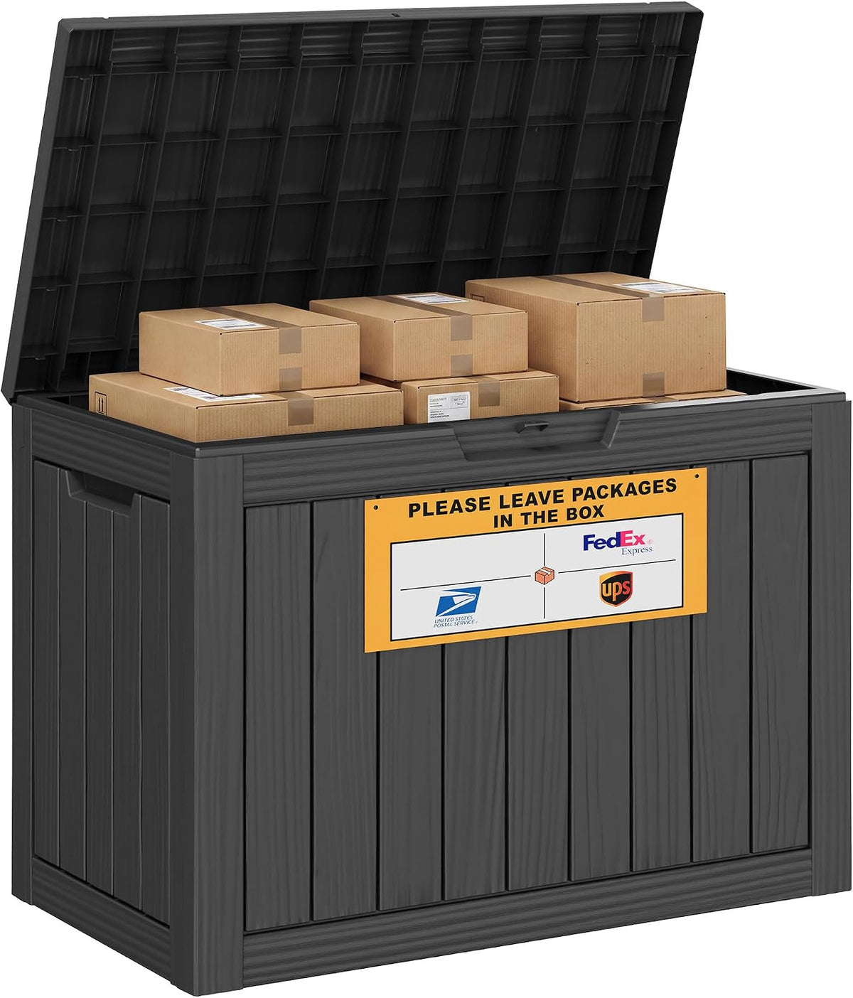 package delivery box for outside with sign 50, main product view