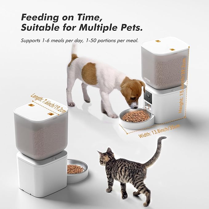 Automatic Dog Feeder - 8L/34 Cups Large Capacity Automatic Cat Food Dispenser - Image 3