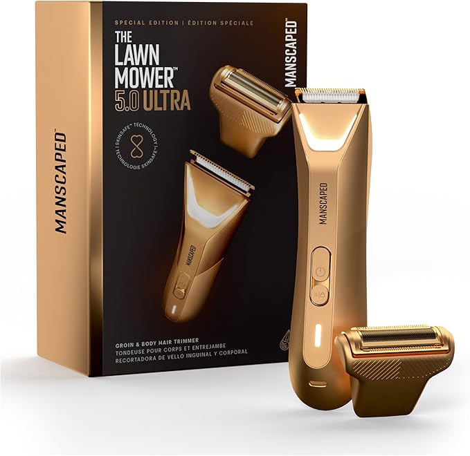 MANSCAPED® The Lawn Mower® 5.0 Ultra Groin & Body Hair Trimmer – Dual-Head by MANSCAPED
