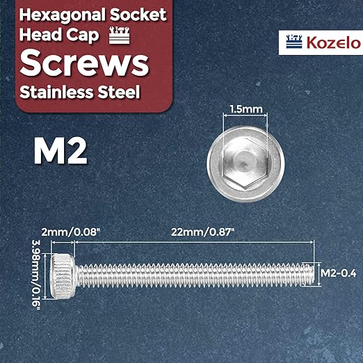Kozelo 40pcs Socket Head Cap Screws - Image 2