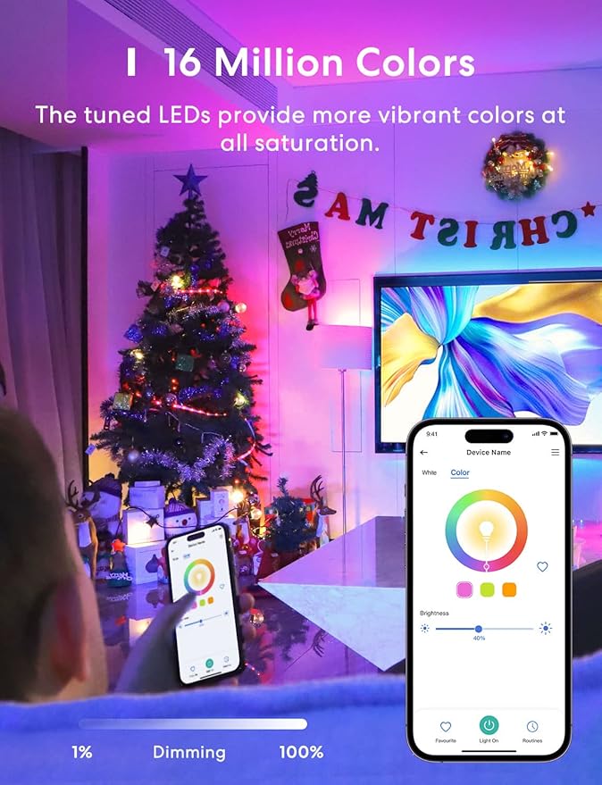 meross Smart LED Light Bulb, Smart WiFi LED Bulbs Compatible - Image 8