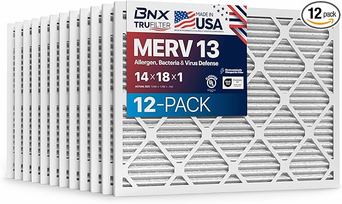 BNX TruFilter 14x18x1 Air Filter MERV 13 by BNX