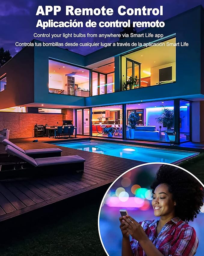 OHLUX Smart Light Bulbs, Color Changing LED Bulbs - Image 3