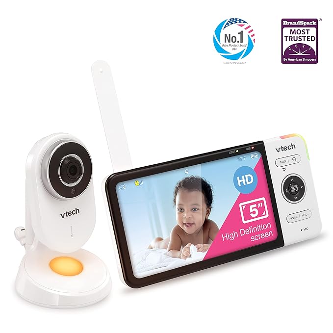 VTech VM818HD Baby Monitor, Night Light, 110-degree Wide-Angle True-Color - Image 12