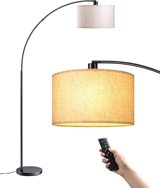 EDISHINE 78.3″ Modern Arc Floor Lamp - Image 8