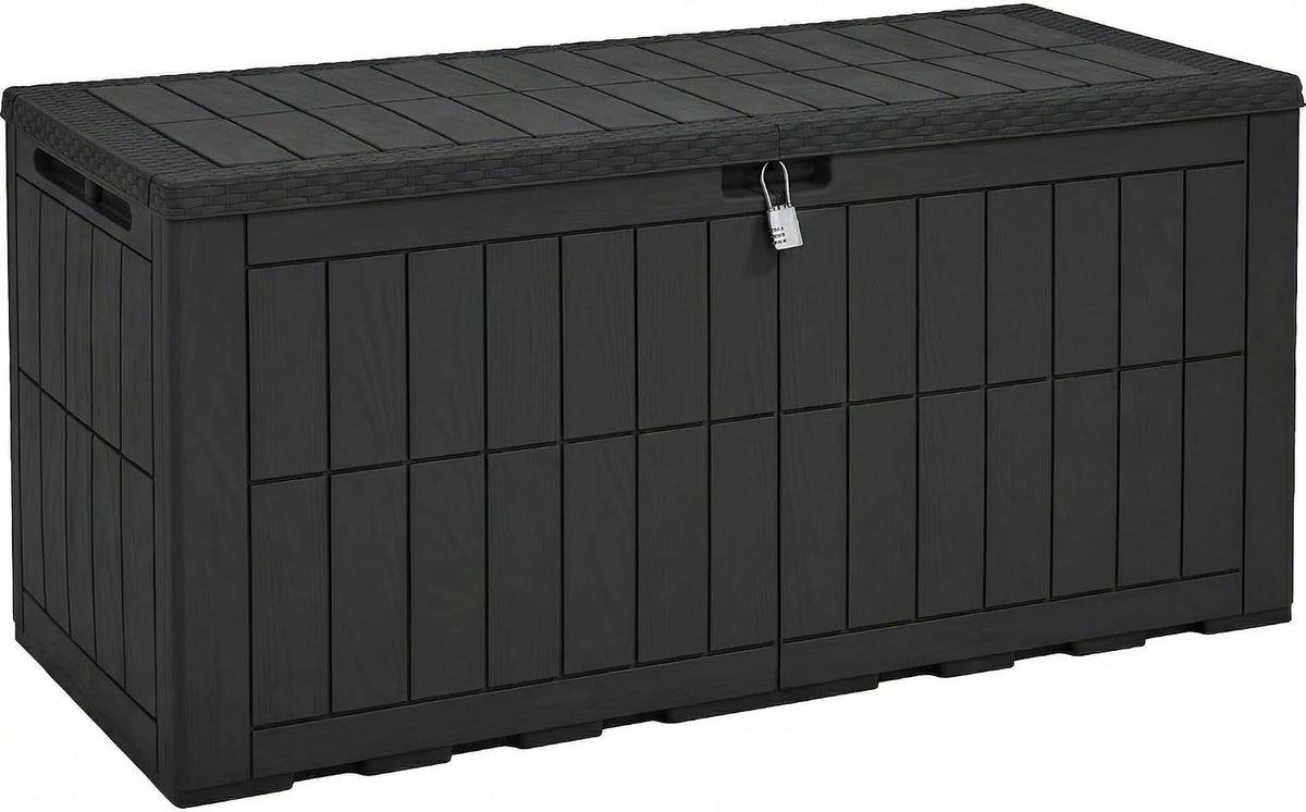yitahome 134 gallon large outdoor storage box with, main product view