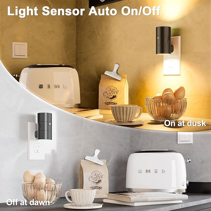 NIORSUN Night Lights Plug into Wall, Dimmable - Image 3