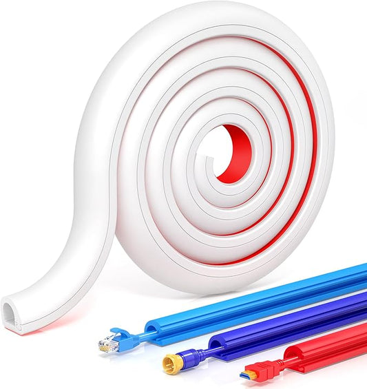 78 Inch Self-Adhesive TV Cable Hider, Home Audio Flexible Wire Cord Management by aispour