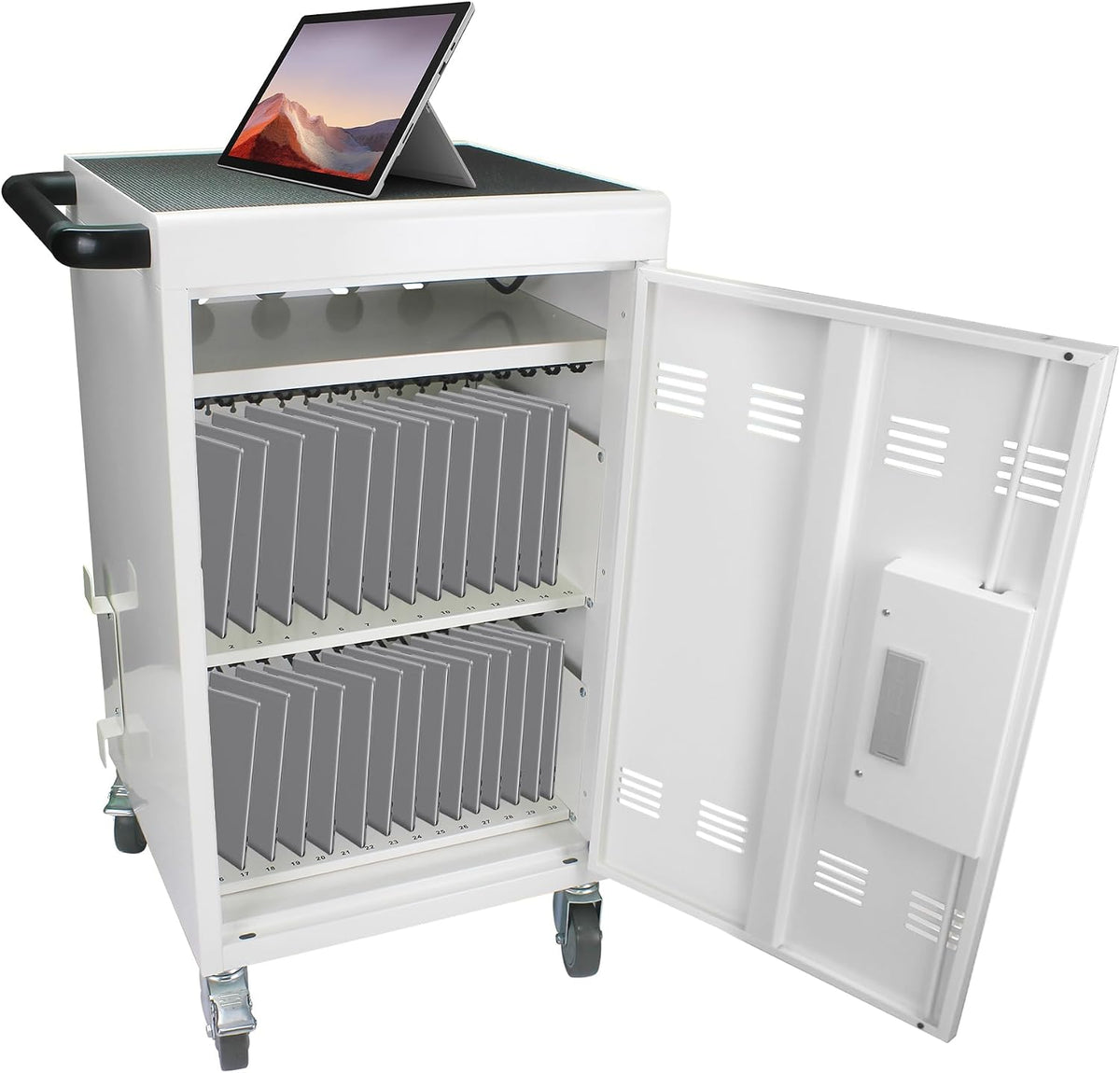 30-Device Mobile Charging Cart