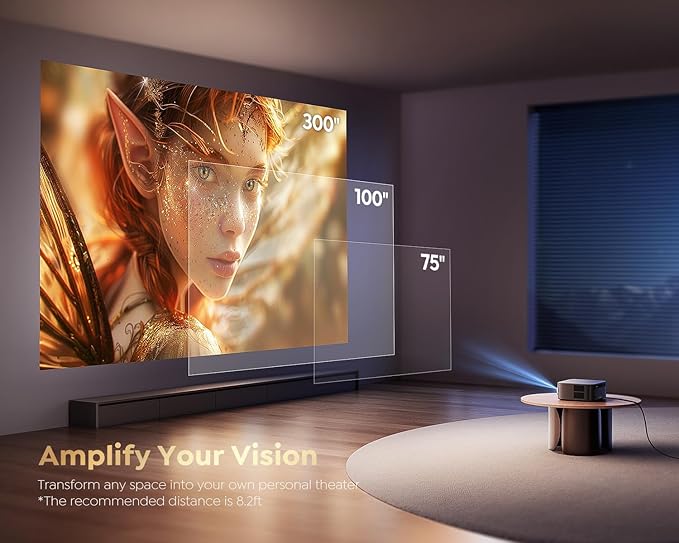 Smart Projector with WiFi 6 and Bluetooth, 4K Support, Outdoor Movie Proyector - Image 7