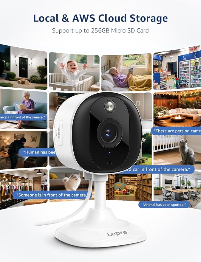 Lepro 2K Security Indoor & Outdoor Camera - Image 3
