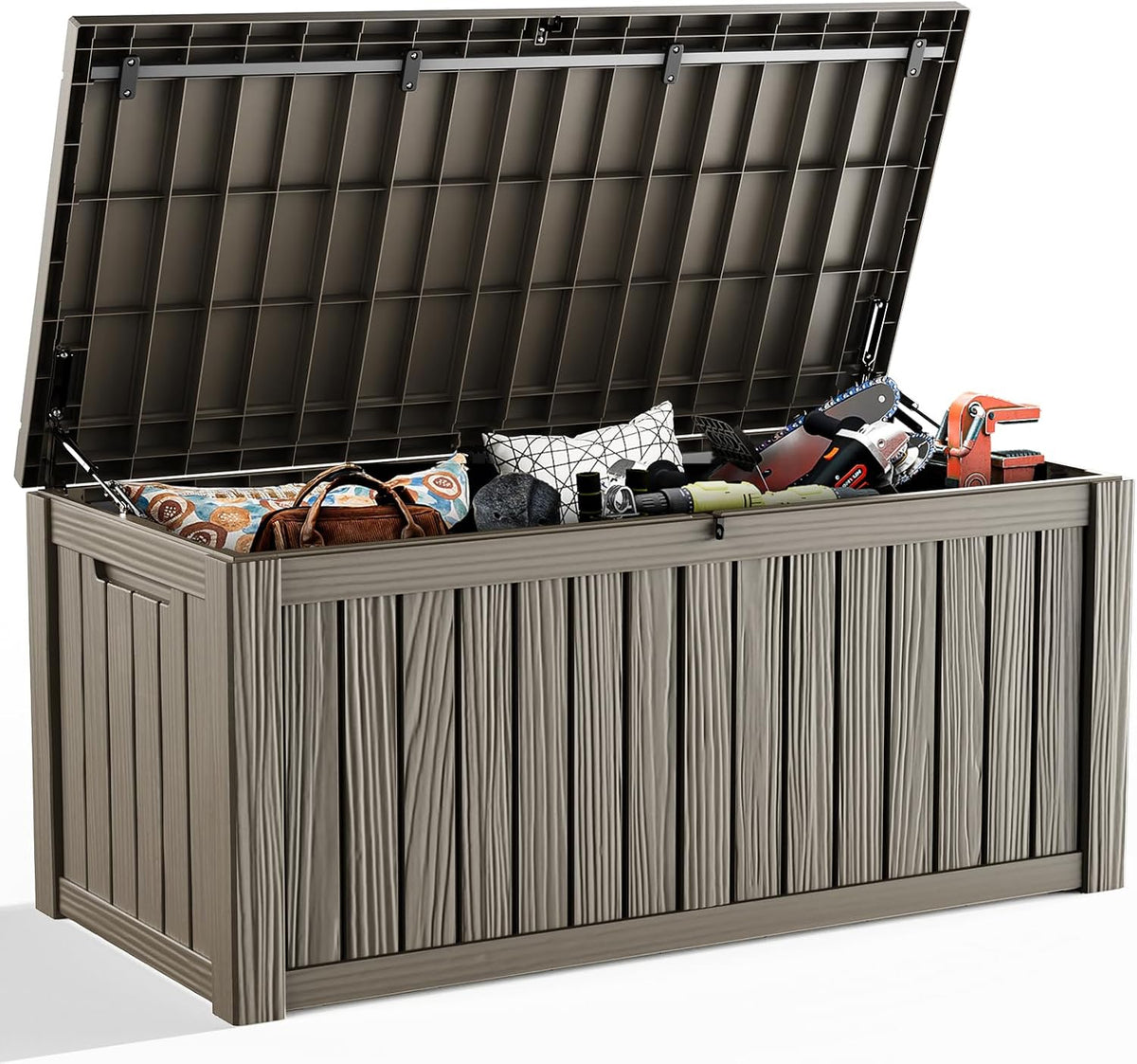 deck box large outdoor storage for patio furniture, main product view