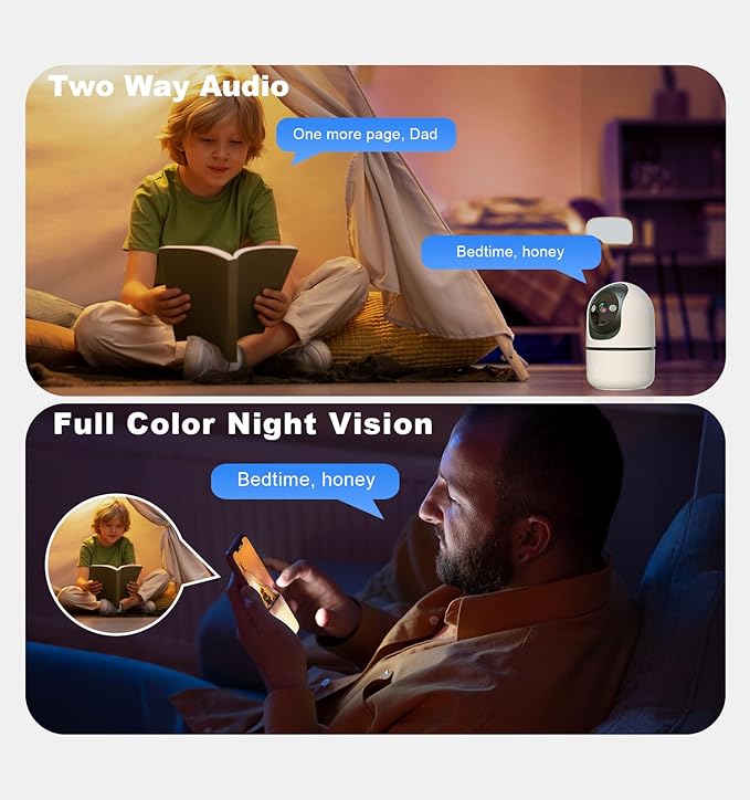 Security Cameras Indoor, 2K 5G&2.4Ghz WiFi Camera - Image 2