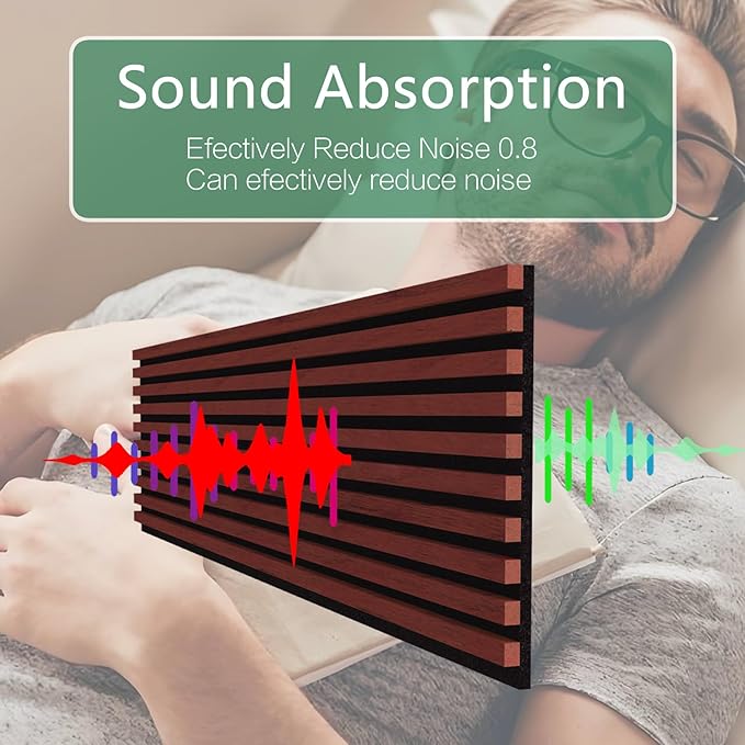 Premium Acoustic Wood Slat Wall Panels – Noise-Reducing Sound Absorption Panels - Image 3