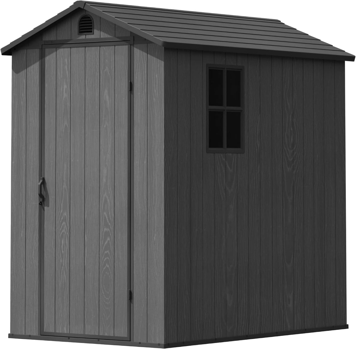 greesum 4x6ft plastic outdoor storage shed with floor, main product view