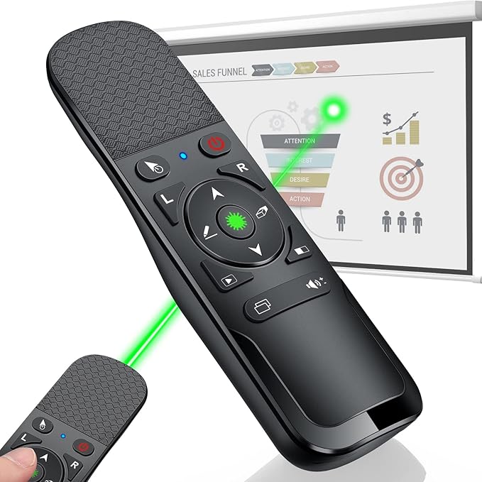 Presentation Clicker Green Laser Pointer by Fanxieast