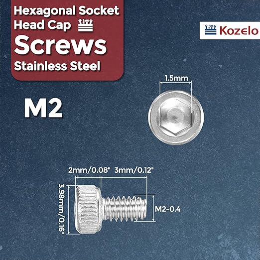 Kozelo 100pcs Socket Head Cap Screws - Image 2