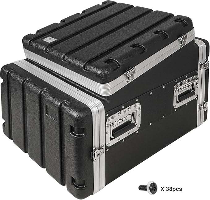 Sound Town Lightweight and Compact 6U ATA ABS Rack Case, - Image 5