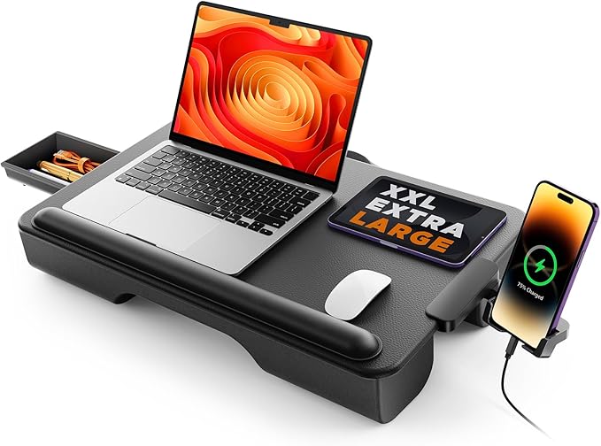 SAIJI Laptop Lap Desk, Portable Laptop Desk - Image 9
