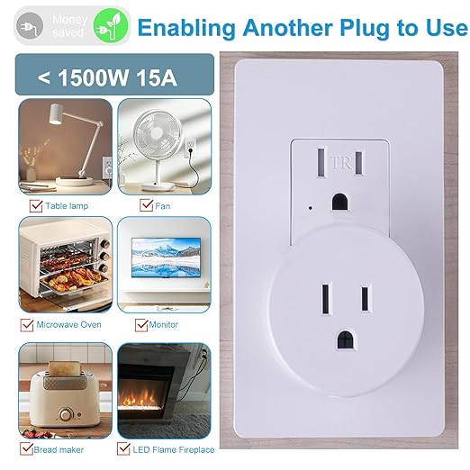 Remote Switch Outlet, Wireless On/Off Light Switches Wall Mounted, TUV List - Image 6