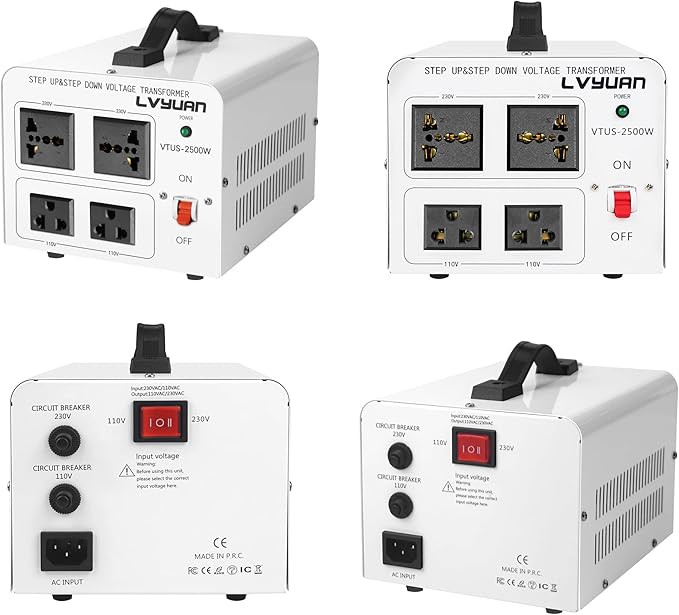 LVYUAN 2500 Watt Voltage Transformer Converter Step Up/Down Converter 110/120 - Image 7