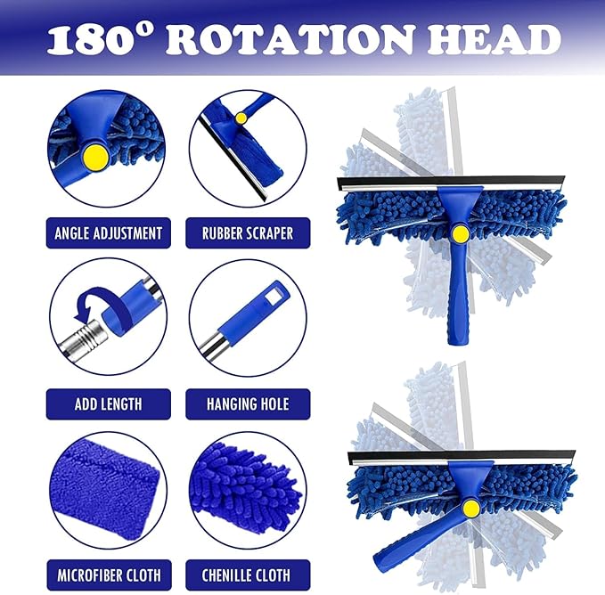 Window Cleaner Squeegee Kit - Image 4
