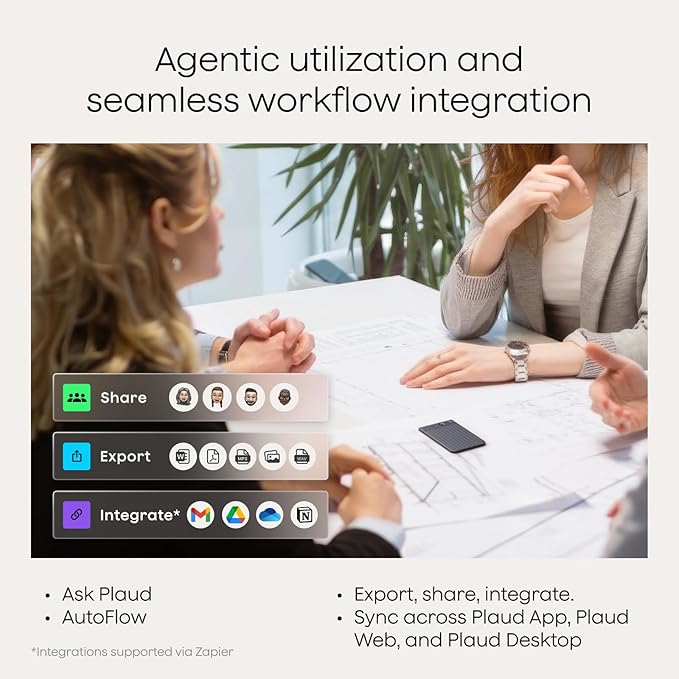 Plaud Note AI Voice Recorder, AI Note Taking Device, Transcribe & Summarize - Image 6