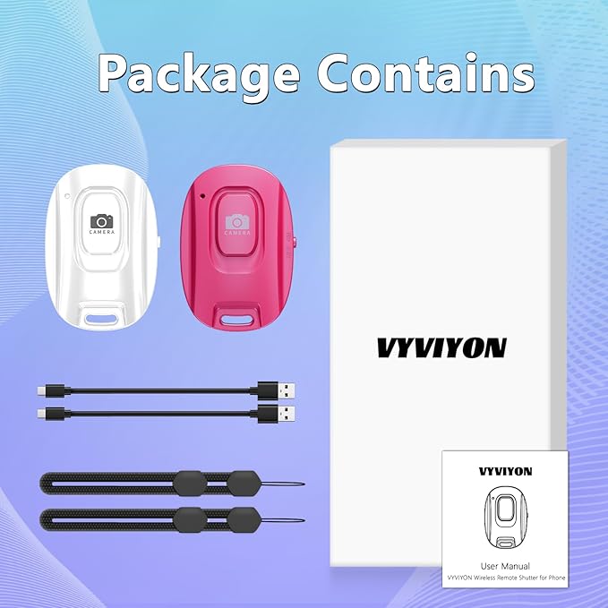 VYVIYON Bluetooth Camera Remote Shutter - Image 6