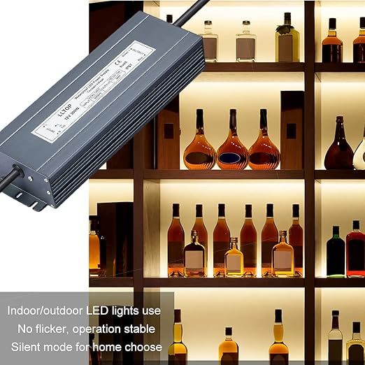 LLTOP LED Driver 300 Watts Waterproof IP67 Power Supply 90-130V AC to 12V DC - Image 5