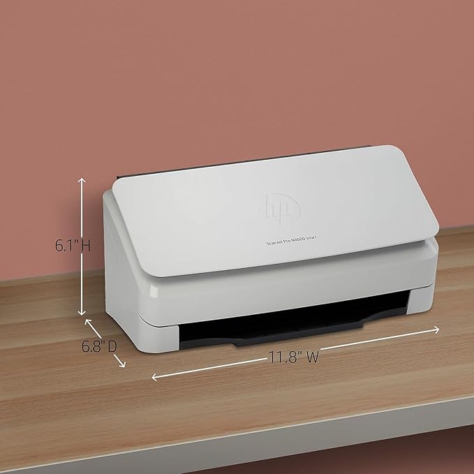 HP ScanJet Pro N4000 snw1 40ppm Wi-Fi/USB Color Duplex Scanner - Image 6