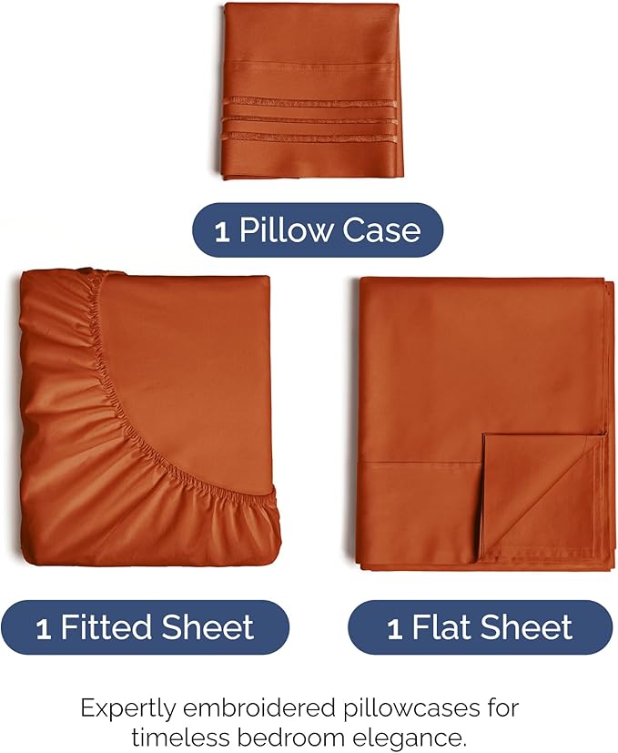 Twin XL Size 3 Piece Sheet Set - Image 2