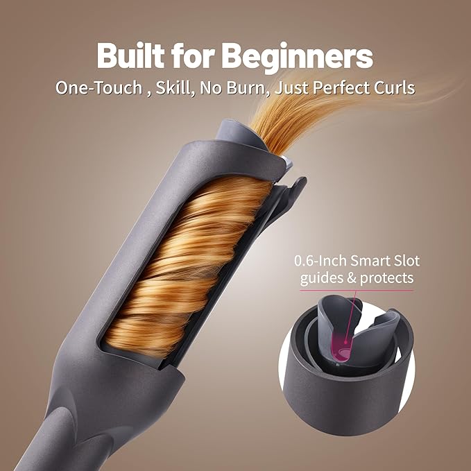 Inovocare Upgraded Automatic Rotating Curling Iron - Image 4