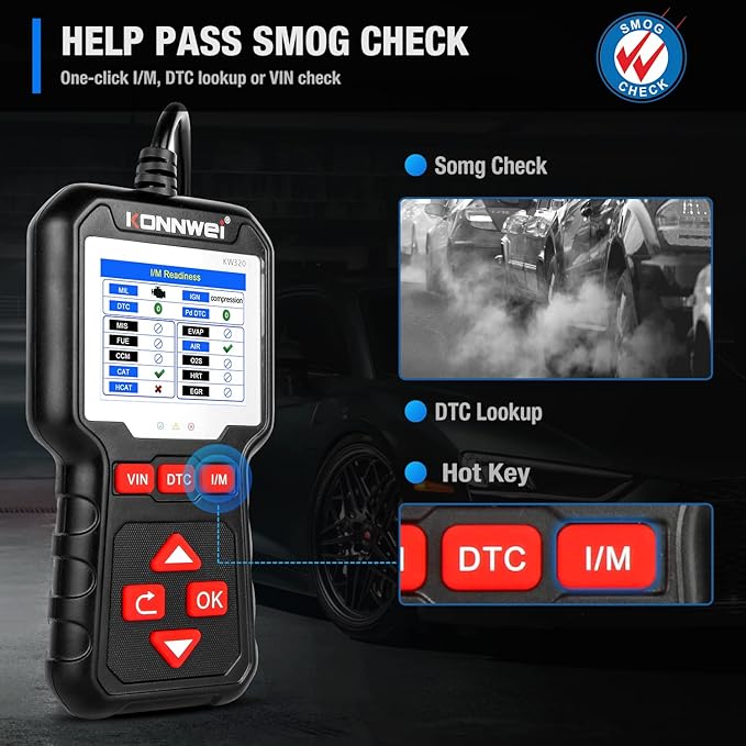 KONNWEI KW320 Car OBD2 Scanner Professional Code Reader Engine Fault Code - Image 6