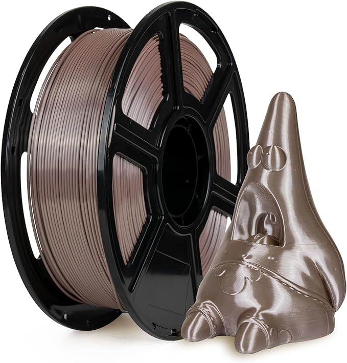 Flashforge 3D Printer Filament Silk PLA 1.75mm 1kg Spool-Dimensional Accuracy by FLASHFORGE